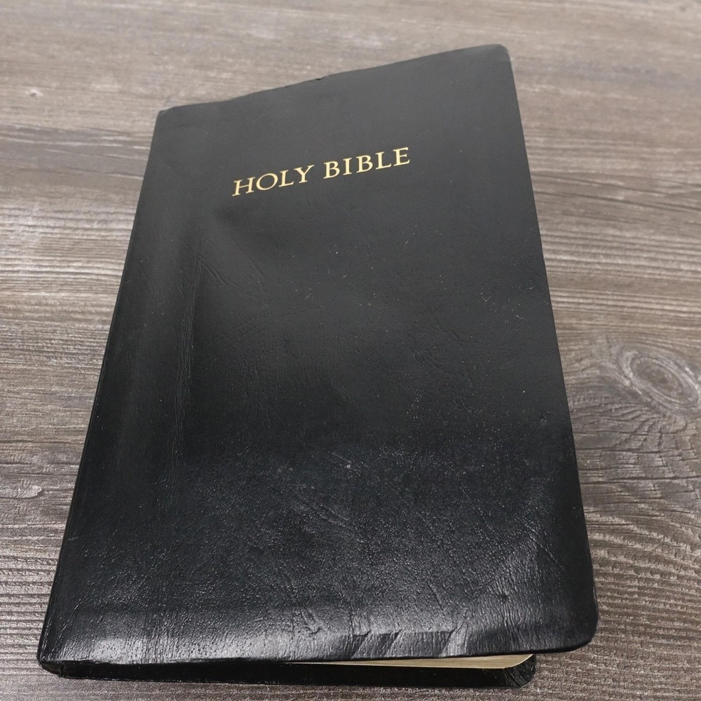 Holy Bible Authorized King James Version Giant Print Nelson Faux‎ Leather Black